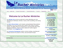 Tablet Screenshot of lerucher.org